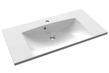SAPHO MARIA Eleganten Umivalnik 90x46 cm Lit Marmor, Bela
