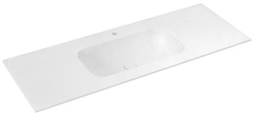 SAPHO ARUBA Klasični Umivalnik, Rockstone, 150x51,5cm, Bela Mat