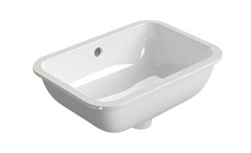 Gsi PURA/CLASSIC Elegantno Keramično Podpultno Umyvadlo 35x50cm, Bela ExtraGlaze