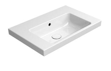 Gsi NORM ExtraGlaze keramično umivalnik 60x40 cm, bel, antibakterijski premaz