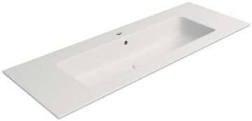 Gsi PURA Elegancia - Stensko Mat Keramično Umivalo 122x46cm