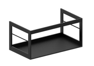 Gsi PURA Stenska Konstrukcija za Umivalnik 82x46cm Črna Mat