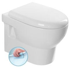 ISVEA AQUALINE ABSOLUTE Viseča WC Školjka, Rimless, Bela, 35x50cm