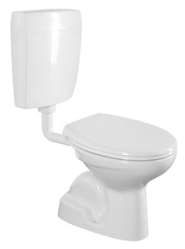 Creavit Set WC Kombinacija, Beli, Dvojtlačítko 4,5/6l, Spodnji Odpad