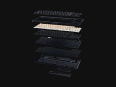 Razer BlackWidow V4 gaming tipkovnica, Low-profile, rumena stikala, US SLO g. (RZ03-05450100-R3M1)