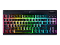 Razer BlackWidow V4 gaming tipkovnica, Low-profile, rumena stikala, US SLO g. (RZ03-05450100-R3M1)
