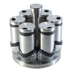 Berlingerhaus Korenovke BH-1991 in a stainless steel stand, set of 7 pieces