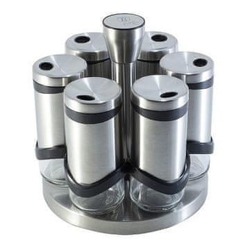 Berlingerhaus Korenovke BH-1991 in a stainless steel stand, set of 7 pieces