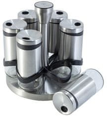 Berlingerhaus Korenovke BH-1991 in a stainless steel stand, set of 7 pieces