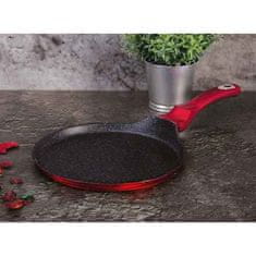 Berlingerhaus Pekač za palačinke z marmorno površino BH-6179 Pekač za palačinke z marmorno površino 28 cm Burgundy Metallic Line