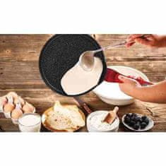 Berlingerhaus Pekač za palačinke z marmorno površino BH-6179 Pekač za palačinke z marmorno površino 28 cm Burgundy Metallic Line