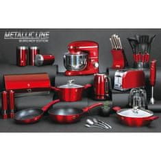 Berlingerhaus Pekač za palačinke z marmorno površino BH-6179 Pekač za palačinke z marmorno površino 28 cm Burgundy Metallic Line