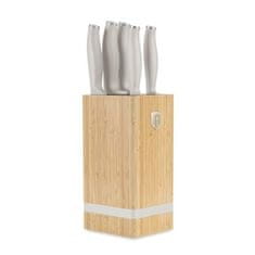 Berlingerhaus Komplet nožev BH-2973 with stand BAMBOO 6 pcs SaharaCollection