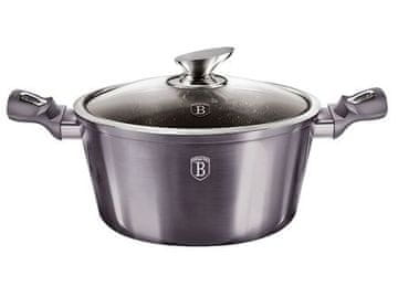 Berlingerhaus Lonec s pokrovom in marmorno površino BH-6894 28 cm Carbon PRO Line