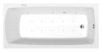 POLYSAN LILY Wellness Hidromasažna Kad 150x70 - Eleganca in Sprostitev