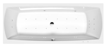 POLYSAN LILY Akrylna Hidromasažna Kad 170x70x39cm z Attraction Hydro-Air Sistemom, Kromirana