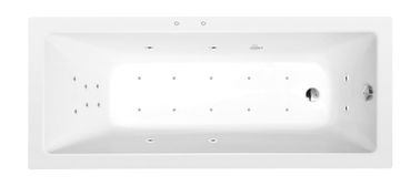 POLYSAN NOEMI Spa Hidromasažna Kad 160x70: Atrakcija z Nastavljivimi Šobami