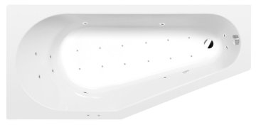 POLYSAN TIGRA L hidromasažna kad 170x80cm, Active Hydro-Air, Kromirana