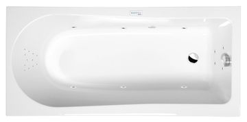 POLYSAN LISA Premium Hidromasažna Kad 150x70 Highline Hydro, Krom