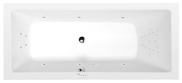 POLYSAN Prestige Hydro MIMOA masažna kad, 170x75x39cm, kromirana eleganca