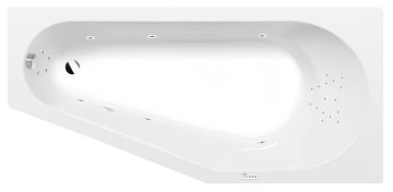 POLYSAN Visokokakovostna masažna kad PROJEKTA R 160x80 Highline v krom finishu