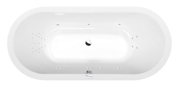 POLYSAN VIVA O Hidromasažna Kad 175x80x47cm, Highline Hydro Sistem, Kromirana