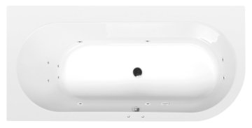 POLYSAN ASTRA L Hidromasažna Kad 165x80x48cm s Sistemom Active Hydro, Kromirana