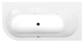 POLYSAN ASTRA R Vgradna Hidromasažna Kad 165x80x48cm Active Hydro Chrom