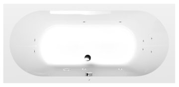 POLYSAN LEVANA Whirlpool Kad 170x80 cm z Active Hydro in Krom Sistemom