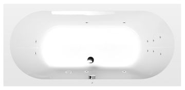 POLYSAN LEVANA hidromasažna kad 170x80 cm Attraction Hydro, kromirana