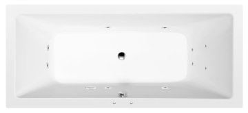 POLYSAN KRYSTA Premium Akrilna Hidromasažna Kad 180x70cm, Bela, Active Hydro Sistem