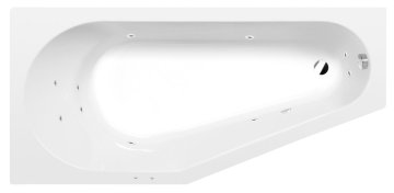 POLYSAN TIGRA L hidromasažna kad 150x75cm s Active Hydro sistemom, kromirana