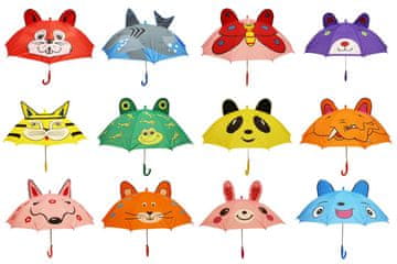 Dežnik z živalskimi ušesi 47 cm