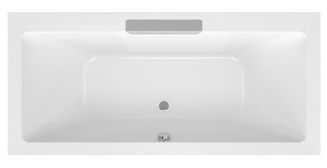 POLYSAN CASCATA Premium pravokotna kad s kaskado, 185x85x45 cm, nerjaveče jeklo