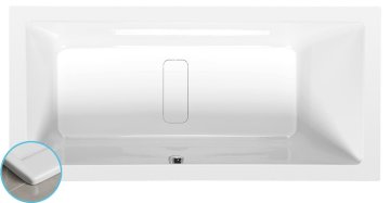 POLYSAN MARLENE SLIM Pravokotna Kopalna Kad 170x80x48cm, Bela