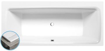POLYSAN Elegantna Akrylna Vana KVADRA SLIM 180x80, Bela