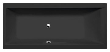 POLYSAN CLEO Premium Črna Mat Pravokotna Kad 180x80x48cm