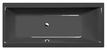 POLYSAN Moderni Sivi Akrilni Vana CLEO 170x75 cm - 250 L Kapaciteta