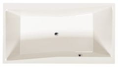 POLYSAN Elegantna Pravokotna Kopalna Kad QUEST 180x100cm, Slonokoščena