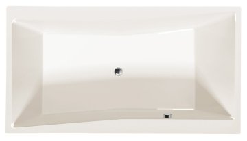 POLYSAN Elegantna Pravokotna Kopalna Kad QUEST 180x100cm, Slonokoščena