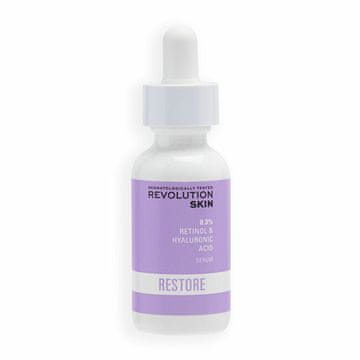 Revolution Skincare Serum za obraz 0,3 % retinol z vitamini in hialuronsko kislino 30 ml