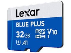 Lexar Blue Plus spominska kartica, micro SDHC, 32GB (LMSBLPL032G-BNANG)
