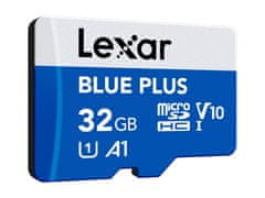 Lexar Blue Plus spominska kartica, micro SDHC, 32GB (LMSBLPL032G-BNANG)