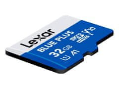 Lexar Blue Plus spominska kartica, micro SDHC, 32GB (LMSBLPL032G-BNANG)