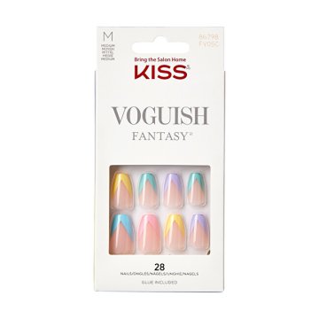 KISS Prilepljeni nohti Voguish Fantasy Nails - Disco Ball 28 kosov