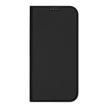 slomart Etui Dux Ducis Skin Pro za iPhone 16 Pro z zavihkom in prostorom za kartice - črno