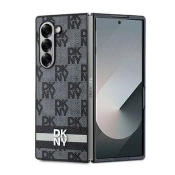 slomart Etui DKNY s črtastim vzorcem s šahovnico za Samsung Galaxy Z Fold 6 - črno