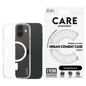 slomart Ohišje CARE by PanzerGlass Flagship Case z MagSafe za iPhone 16 - belo
