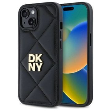 slomart Etui DKNY Quilted Stack Logo za iPhone 14 - črno
