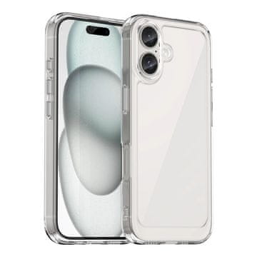 slomart Etui Outer Space Case z željeno obrobo za iPhone 16 Plus - prozorno